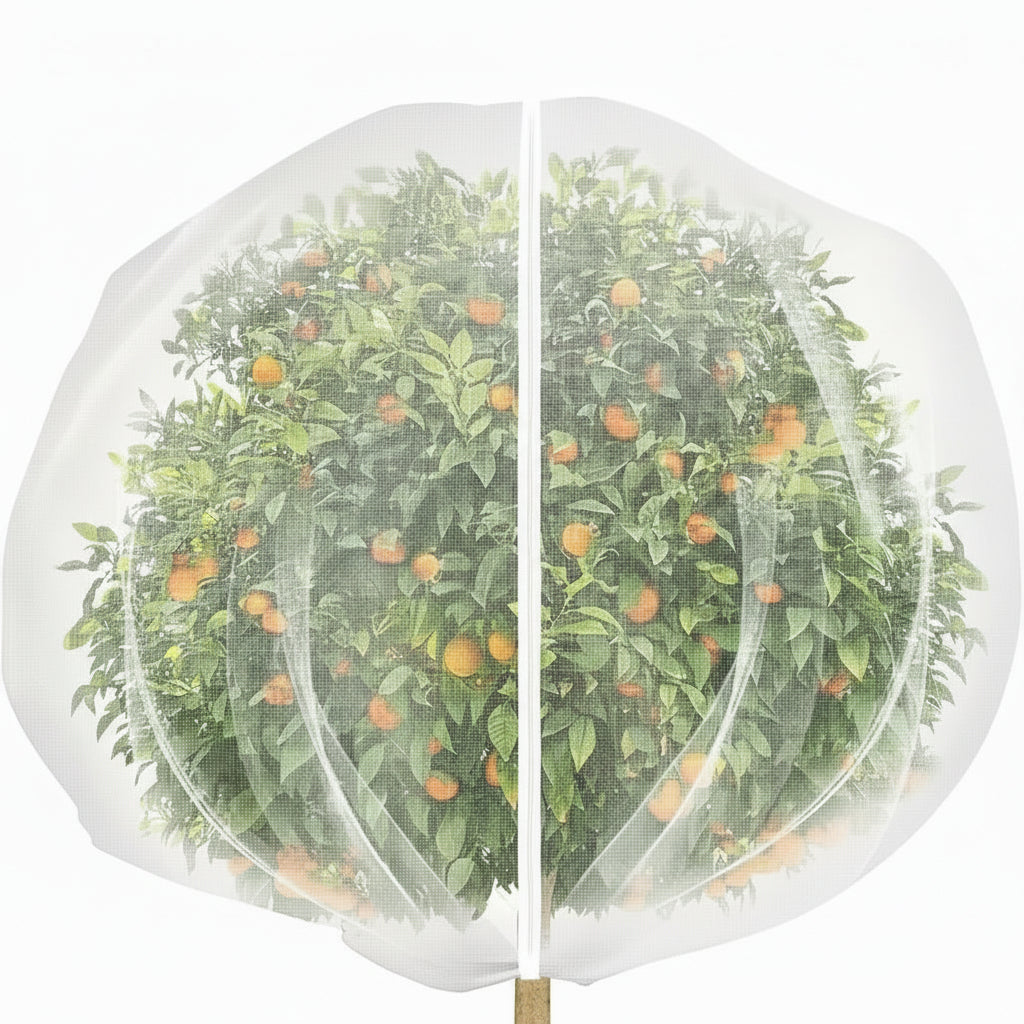 CROPSHIELD - Mesh Drawstring Bags for Fruit Protection & Insect Defense 5