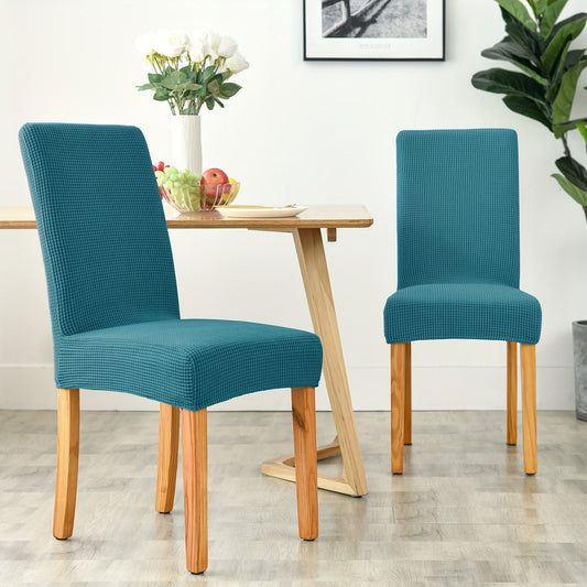 ELASTICVELVET – Elegant Stretch Velvet Chair Covers for Instant Dining Room Renewal