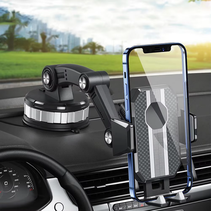 GRIPVAULT – Car Phone Mount with Strong Suction Hold