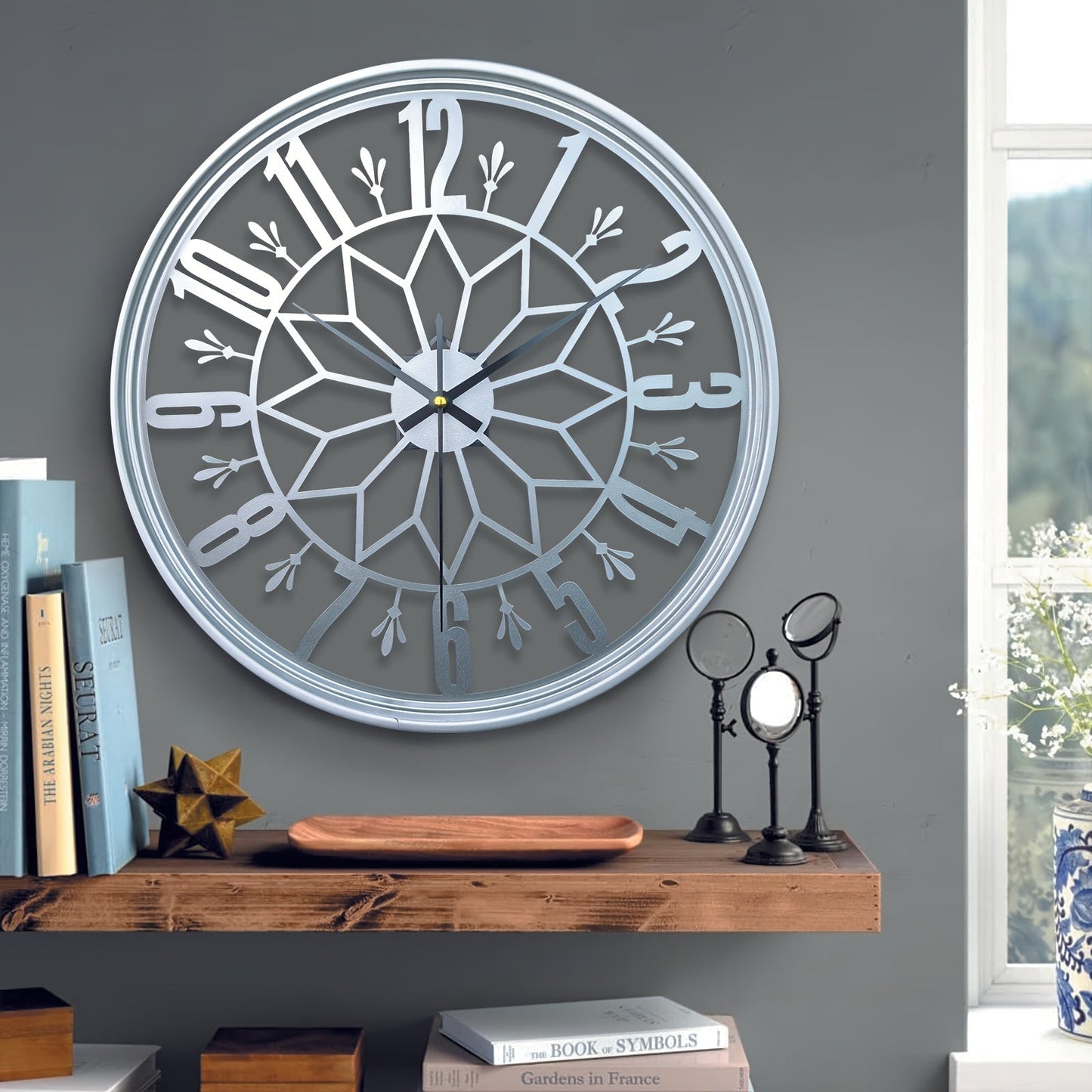 IRONCLASSIC – Silent Vintage Industrial Metal Wall Clock
