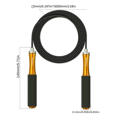 SPEEDCORE – Adjustable Weighted Jump Rope for Speed Training