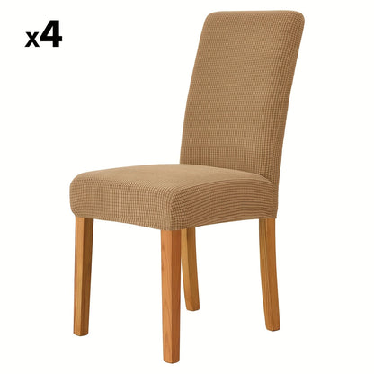 ELASTICVELVET – Elegant Stretch Velvet Chair Covers for Instant Dining Room Renewal