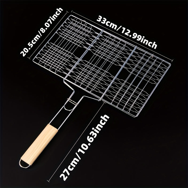 GRILLMESH – Large Capacity BBQ Basket for Even Outdoor Grilling Control