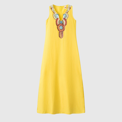 Bohemian Side Split Maxi Dress