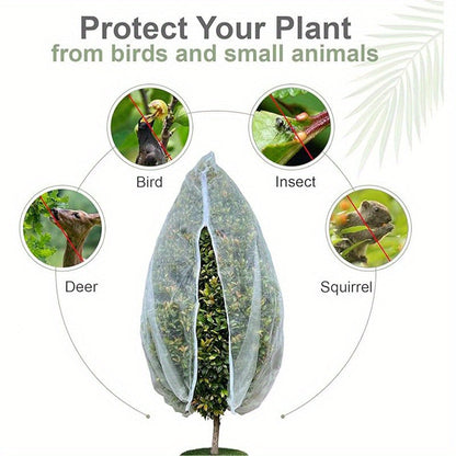 CROPVAULT – Drawstring Fruit Tree Mesh Net Bags