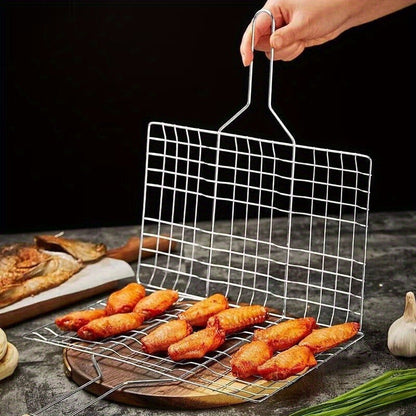 GRILLMESH – Large Capacity BBQ Basket for Even Outdoor Grilling Control