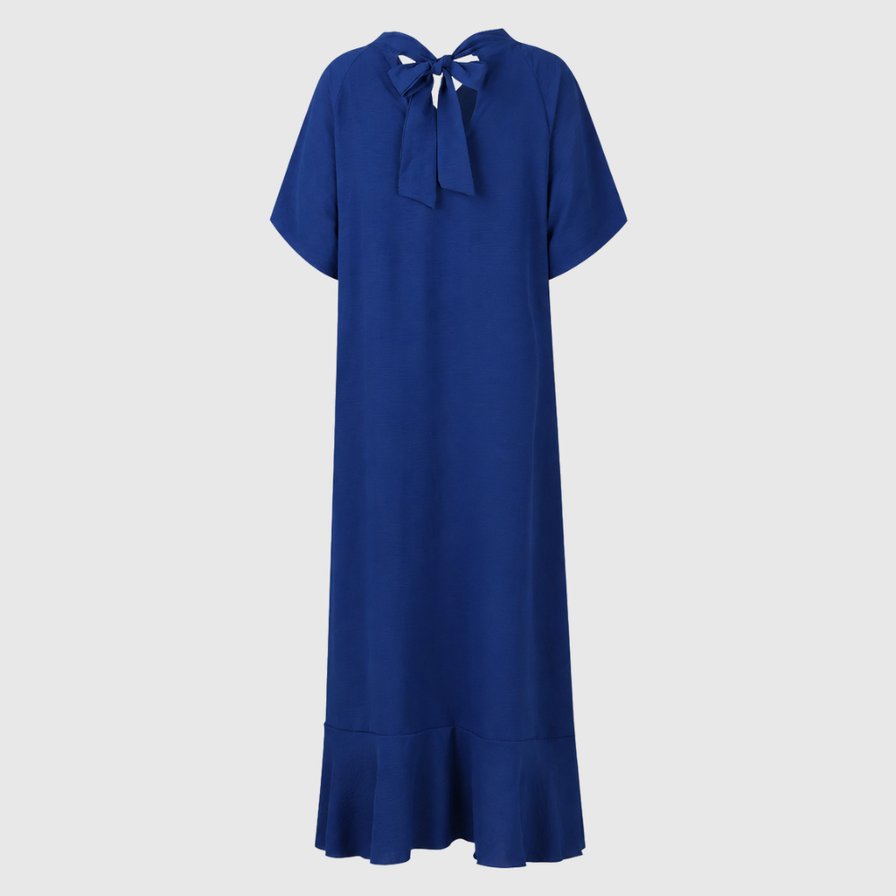 Elegant V Neck A Line Dress