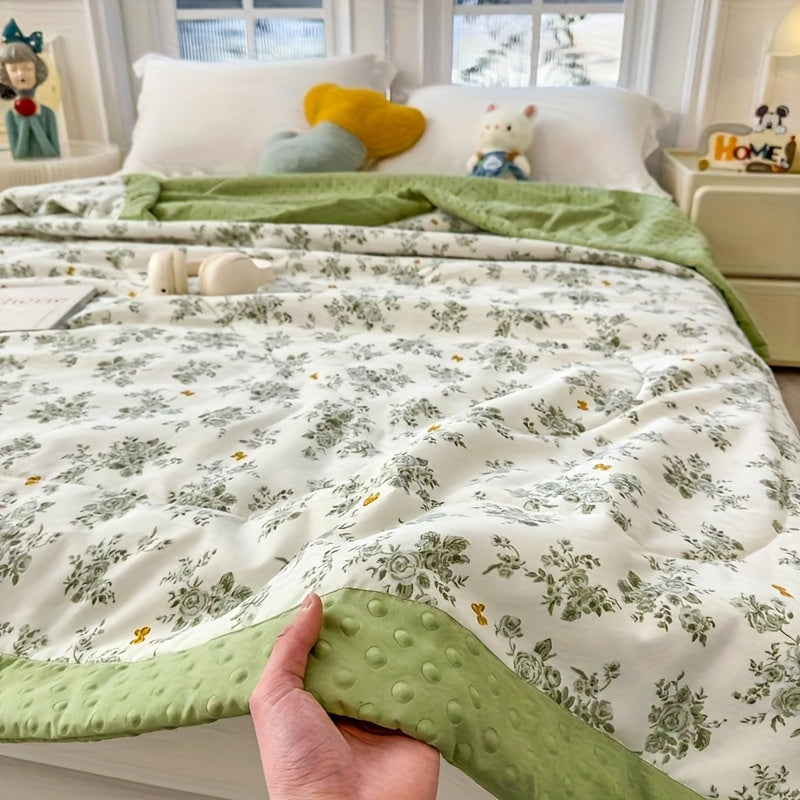 SOFTBLOOM – Lightweight Floral Summer Quilt for Breathable Sleep Comfort