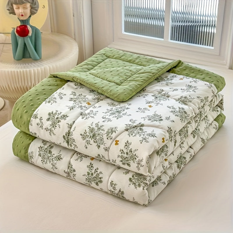 SOFTBLOOM – Lightweight Floral Summer Quilt for Breathable Sleep Comfort