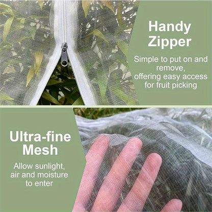 CROPVAULT – Drawstring Fruit Tree Mesh Net Bags