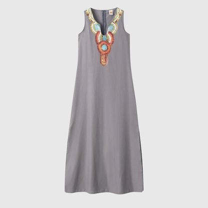 Bohemian Side Split Maxi Dress