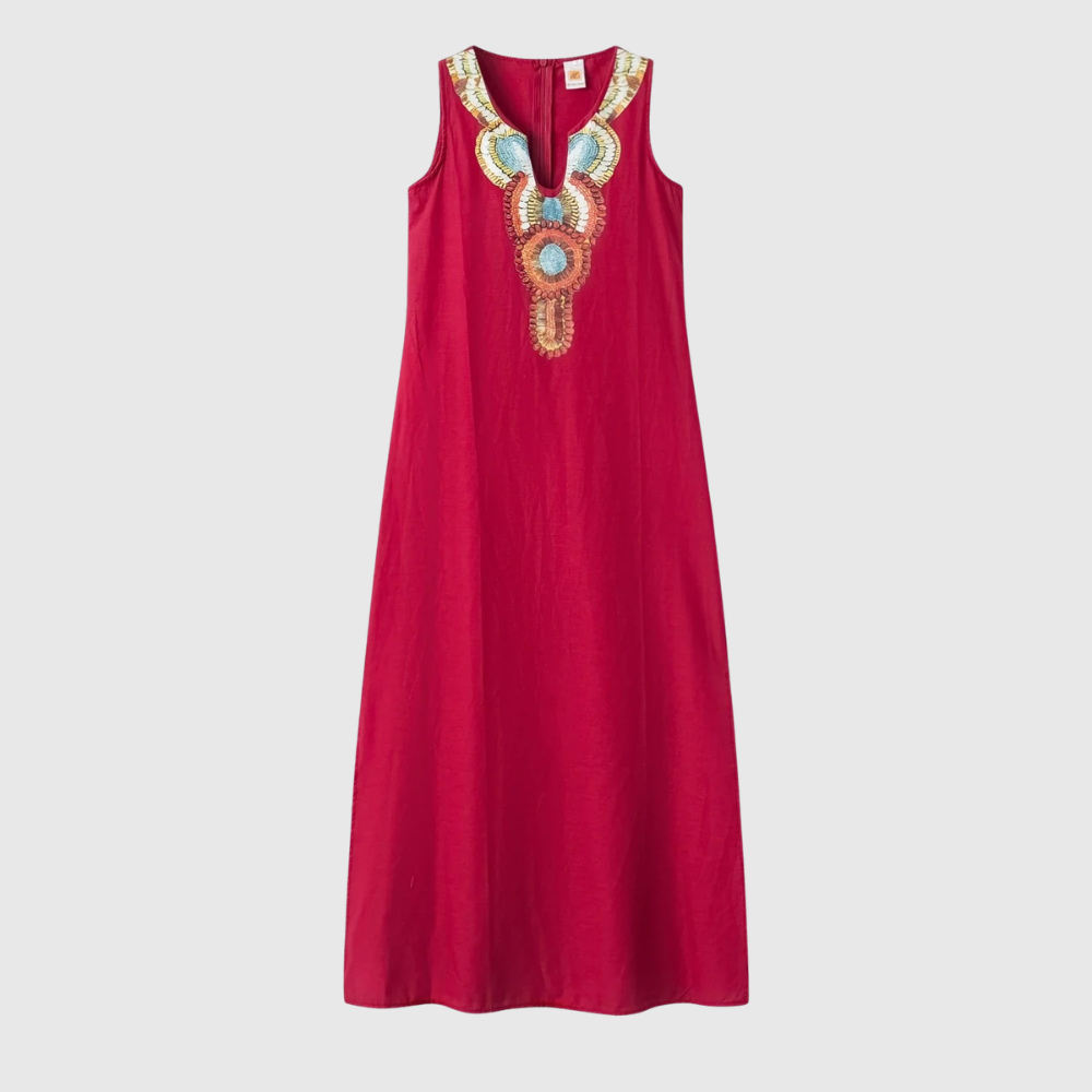 Bohemian Side Split Maxi Dress