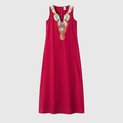 Bohemian Side Split Maxi Dress