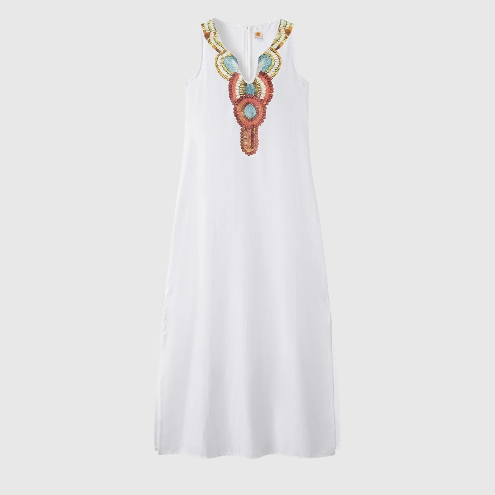 Bohemian Side Split Maxi Dress