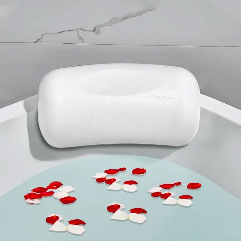 AquaCloud Bath Pillow - Ergonomic Waterproof Tub Cushion with Non-Slip Suction Cups 0