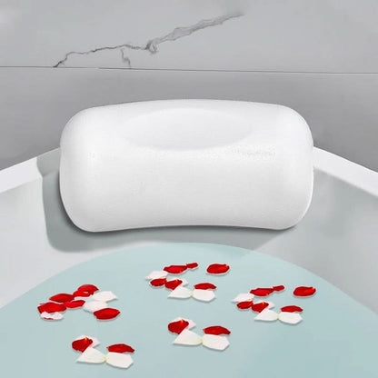 AquaCloud Bath Pillow - Ergonomic Waterproof Tub Cushion with Non-Slip Suction Cups 0