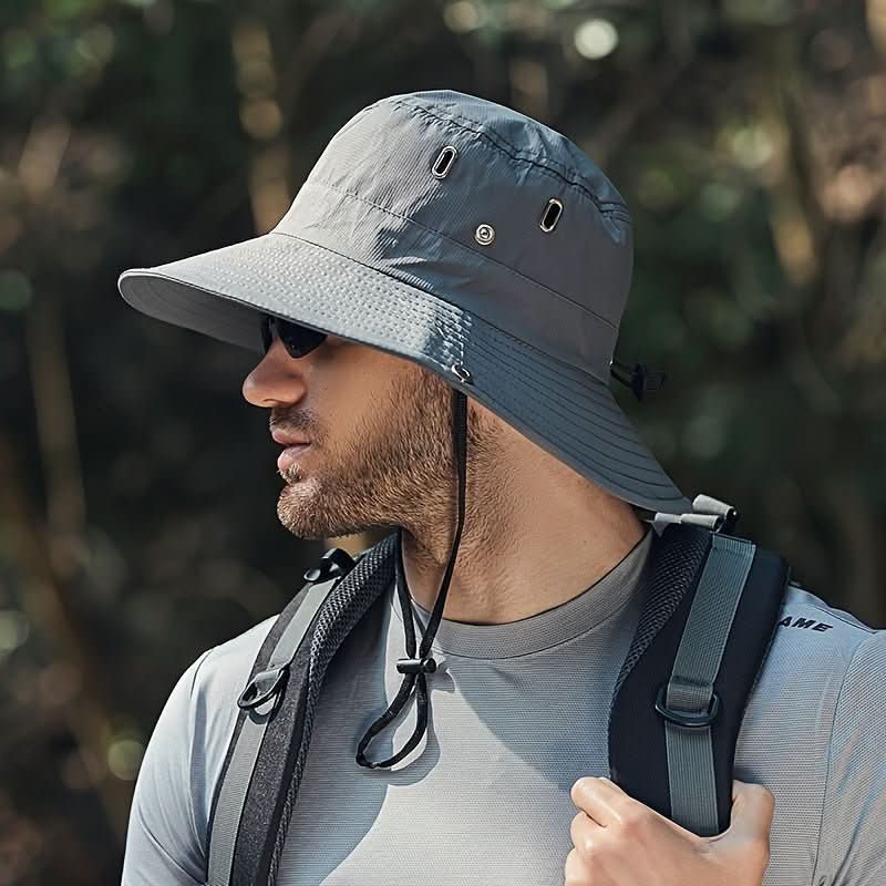 Breathable Wide Brim Sun Hat for Men and Women - UV Protection Beach Hat 2