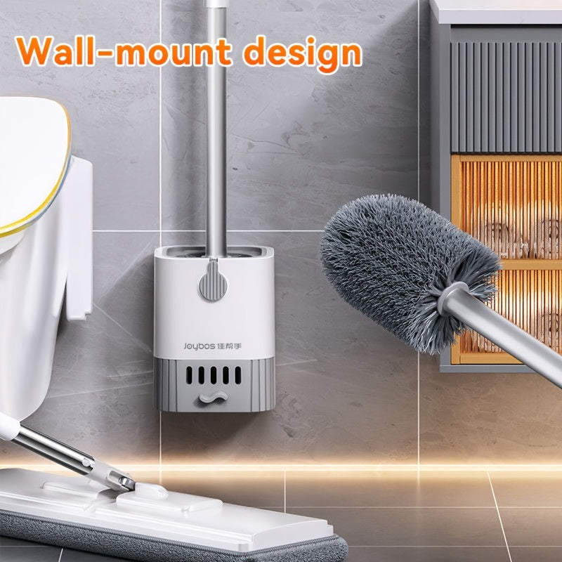 BristlePro - Long Handle Toilet Brush with Hygienic Holder for Effortless Cleaning 3