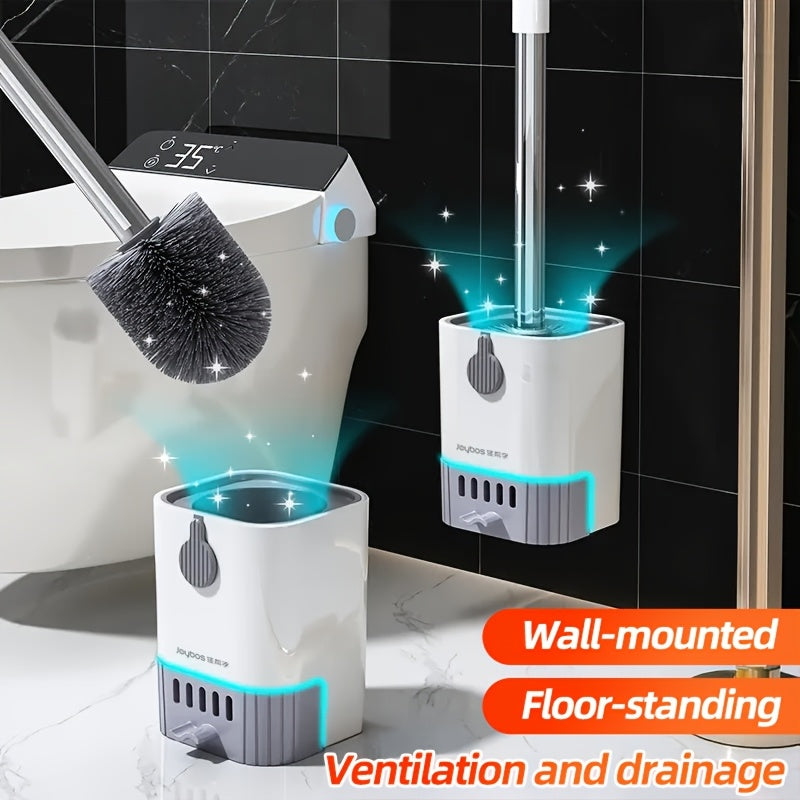 BristlePro - Long Handle Toilet Brush with Hygienic Holder for Effortless Cleaning 7
