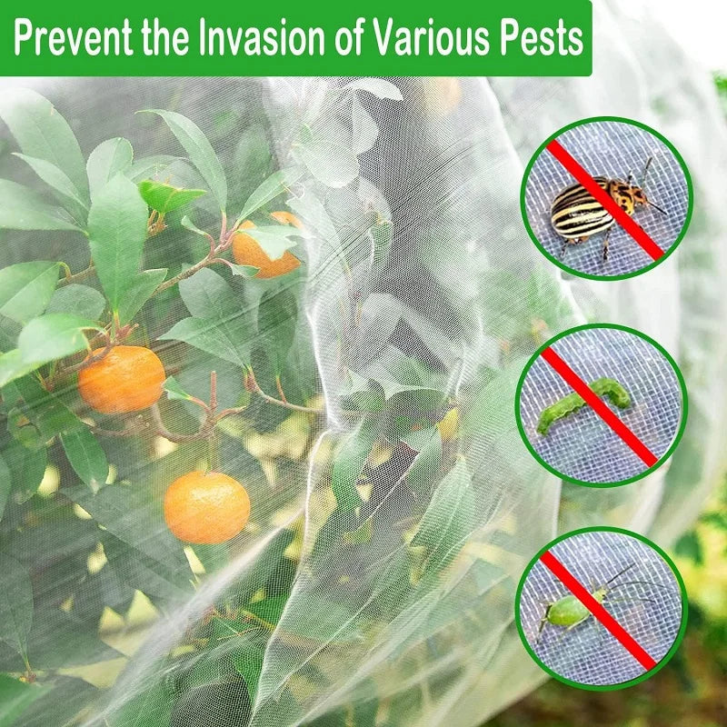 BugBarrier - HDPE Insect Net for Effective Pest Control & Plant Growth 1