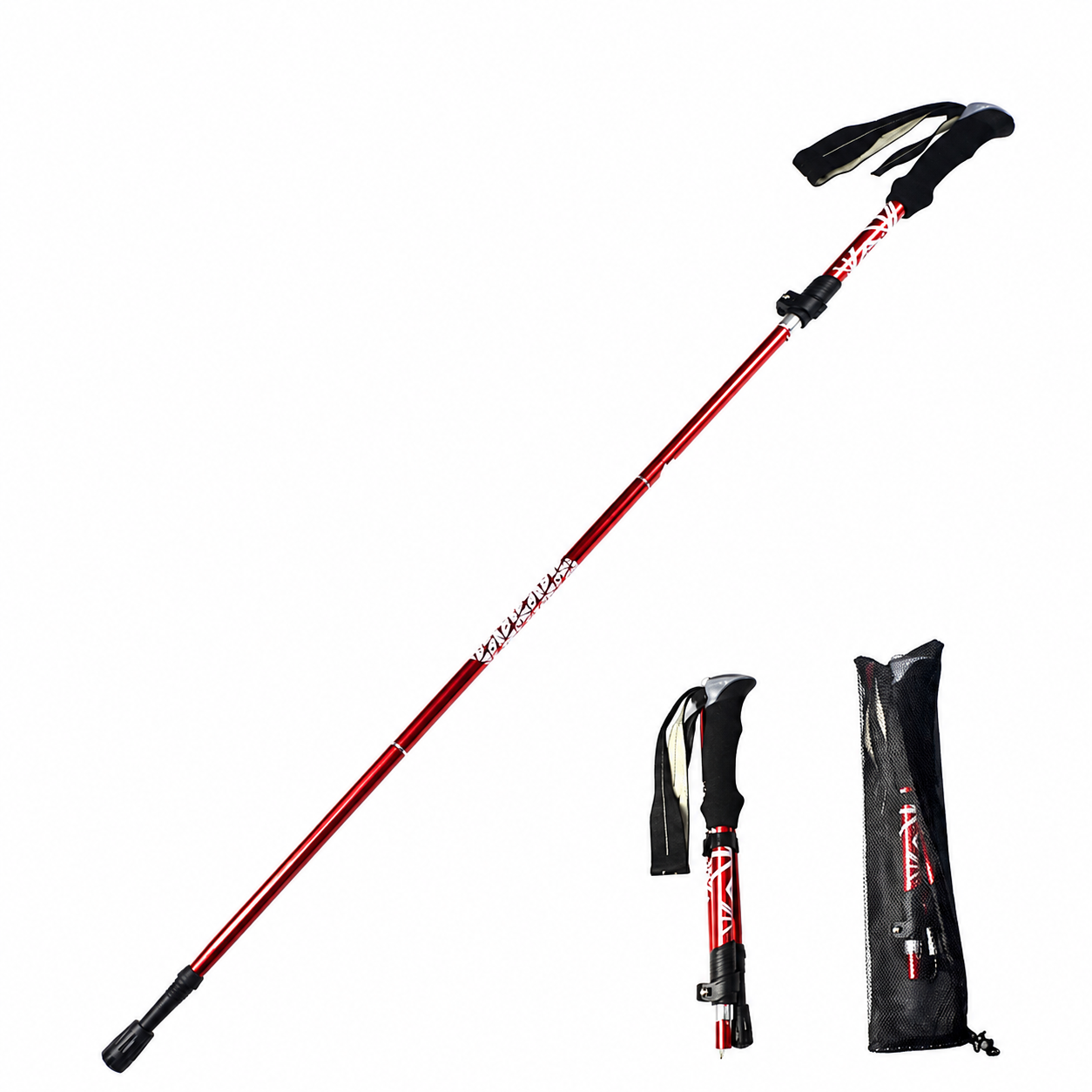 FOLDTREK – Compact Folding Walking Pole for Outdoor Hike Adventures