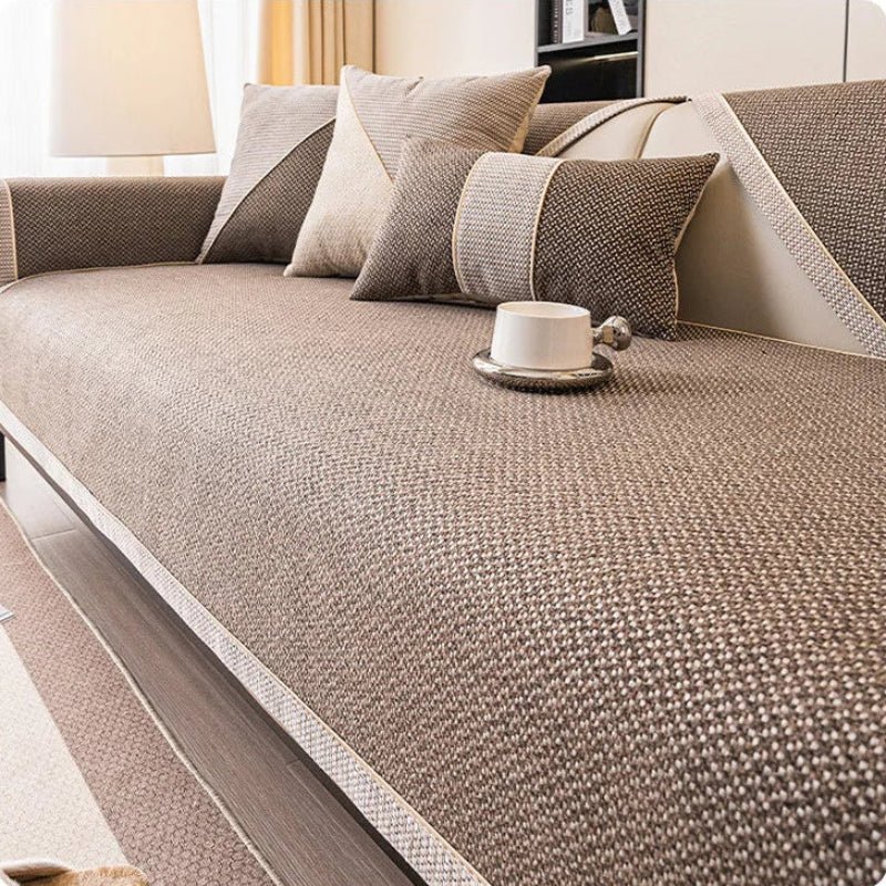 Comfortweft - Breathable Non-Slip Cotton-Linen Sofa Cover for All Seasons 11