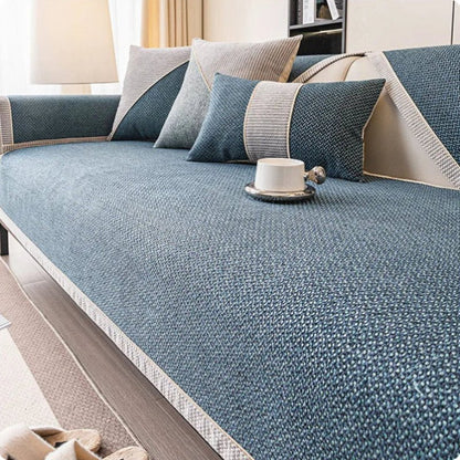 Comfortweft - Breathable Non-Slip Cotton-Linen Sofa Cover for All Seasons 7