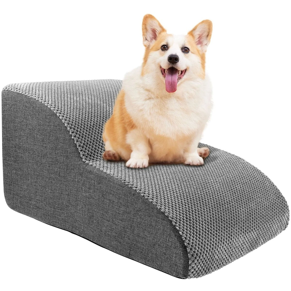 ComfyClimb - Soft Foam Dog Stairs with Joint-Friendly Design & Non-Slip Base 2