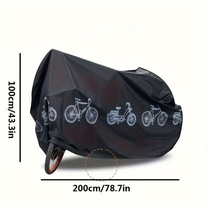 Cyclonic Shield - Heavy-Duty All-Weather Bicycle Cover for Electric Bikes 4