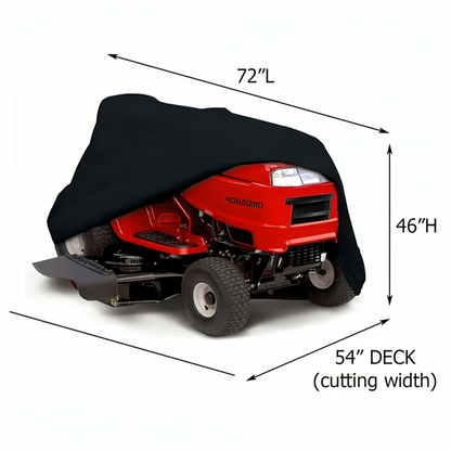 Durable Lawn Mower Cover - Heavy-Duty All-Weather Protection for Push & Riding Mowers 2