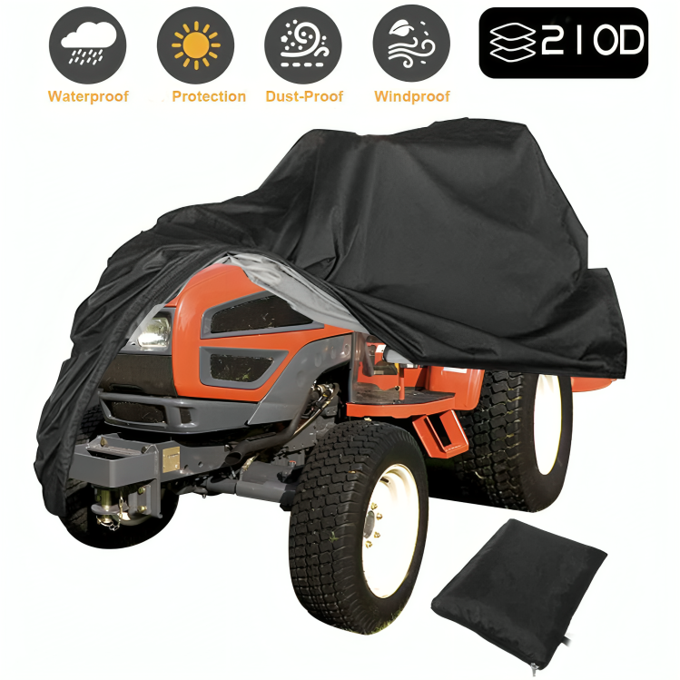 Durable Lawn Mower Cover - Heavy-Duty All-Weather Protection for Push & Riding Mowers 3
