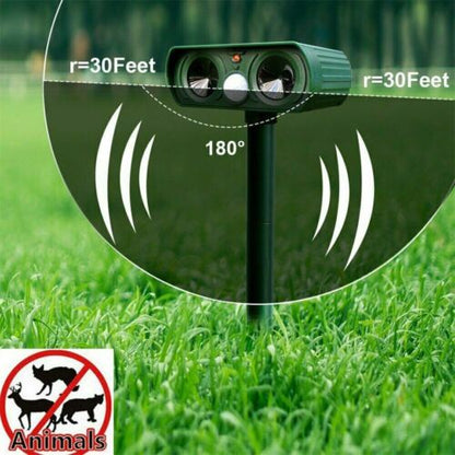 PESTBLOCK – Solar Motion Animal Deterrent for Humane Garden Protection