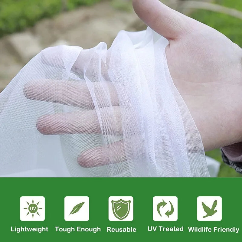 BUGBLOCK – HDPE Insect Net for Breathable Plant Protection & Pest Control