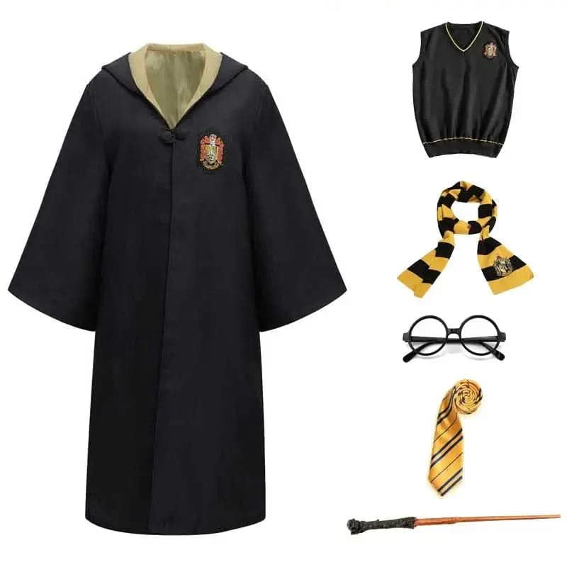 MAGICWARD – Complete Wizard Costume Set with Cloak & Accessories for Kids & Adults