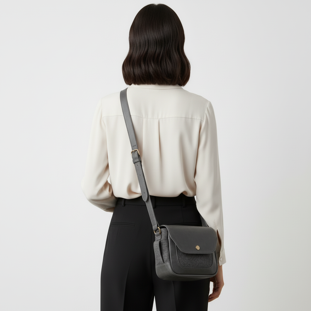 Compact Casual Messenger Crossbody Bag