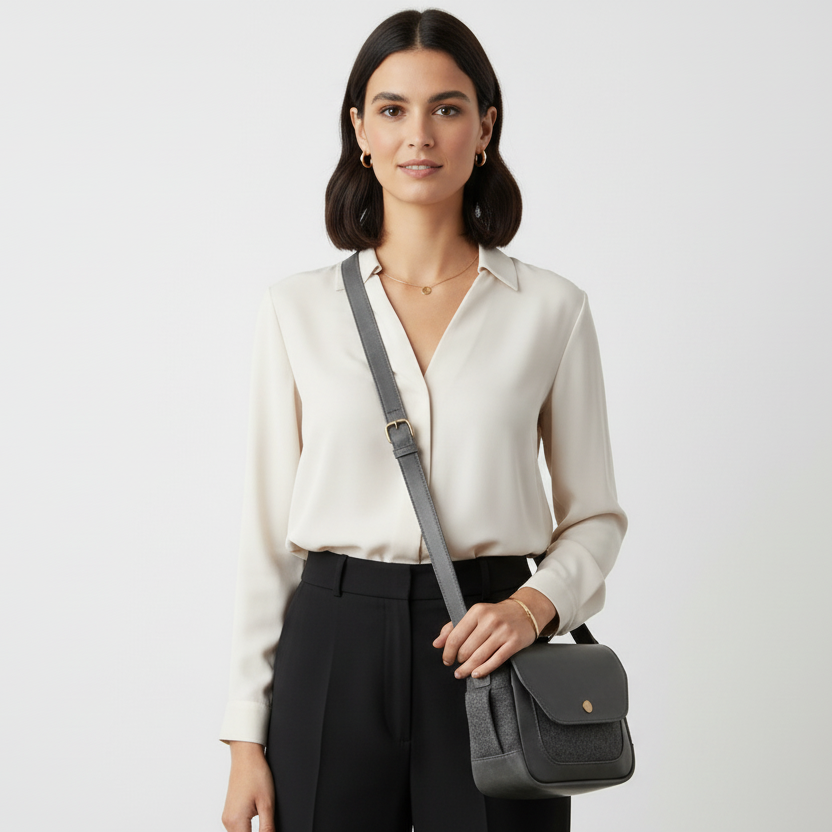 Compact Casual Messenger Crossbody Bag