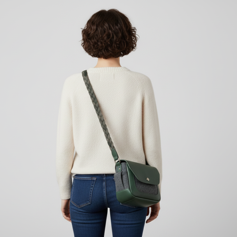 Compact Casual Messenger Crossbody Bag