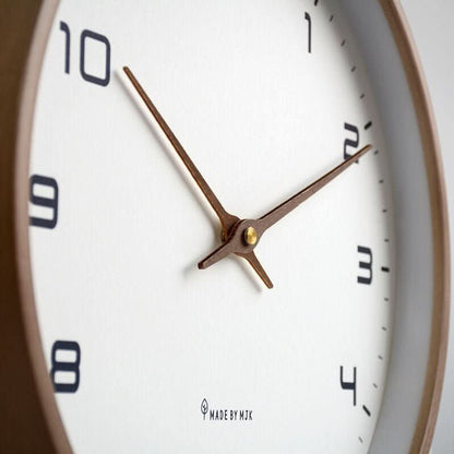 TIMECALM – Modern Silent Wooden Wall Clock with Scandinavian Minimalist Design