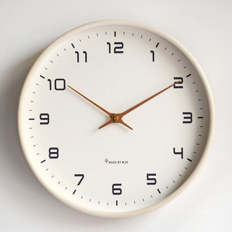TIMECALM – Modern Silent Wooden Wall Clock with Scandinavian Minimalist Design