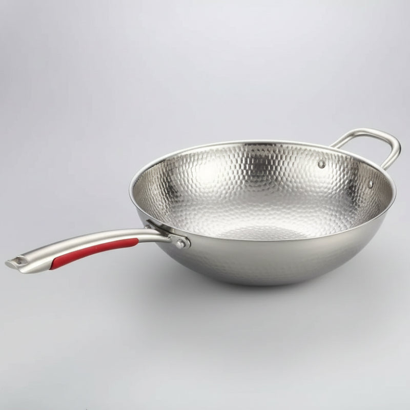 WOKCRAFT – Premium Curved Titanium Wok for Induction Cooking