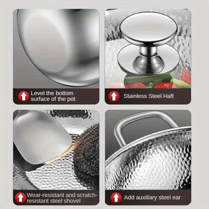 WOKCRAFT – Premium Curved Titanium Wok for Induction Cooking