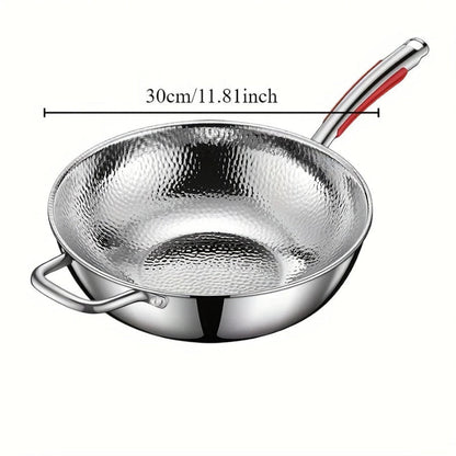 WOKCRAFT – Premium Curved Titanium Wok for Induction Cooking