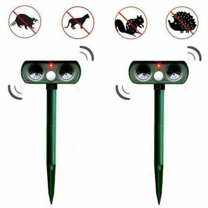 PESTWARD - Solar Ultrasonic Animal Deterrent for Garden Protection 2