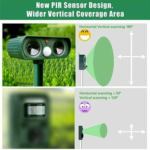 PESTWARD - Solar Ultrasonic Animal Deterrent for Garden Protection 3