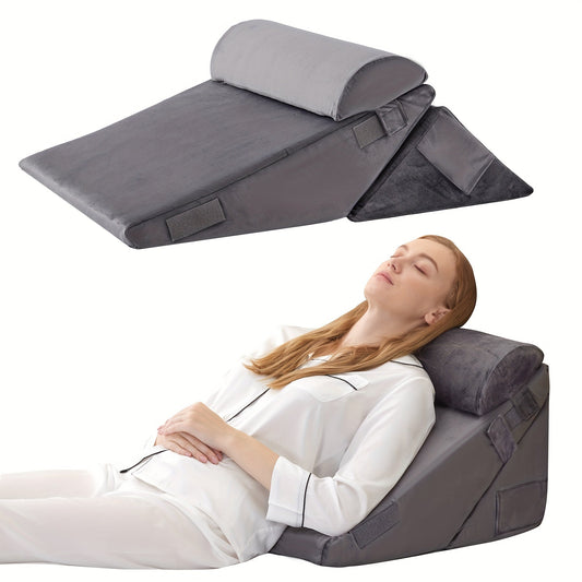 CLOUDREST – Adjustable Bed Wedge Pillow for Comfort, Support & Leg Elevation