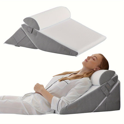 CLOUDREST – Adjustable Bed Wedge Pillow for Comfort, Support & Leg Elevation