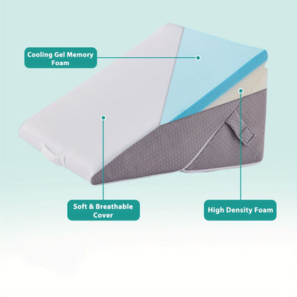 CLOUDREST – Adjustable Bed Wedge Pillow for Comfort, Support & Leg Elevation