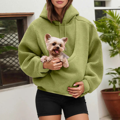 HUGPOCKET – Cat Lovers Hoodie with Pet Pouch Design