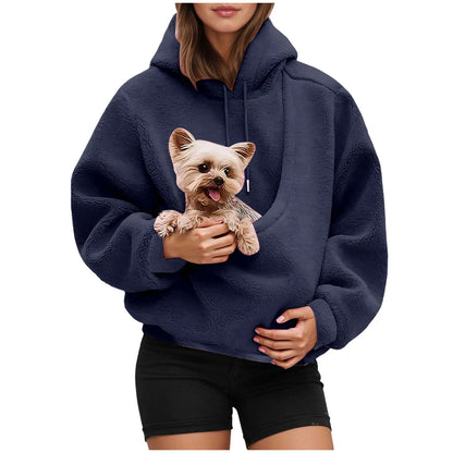 HUGPOCKET – Cat Lovers Hoodie with Pet Pouch Design
