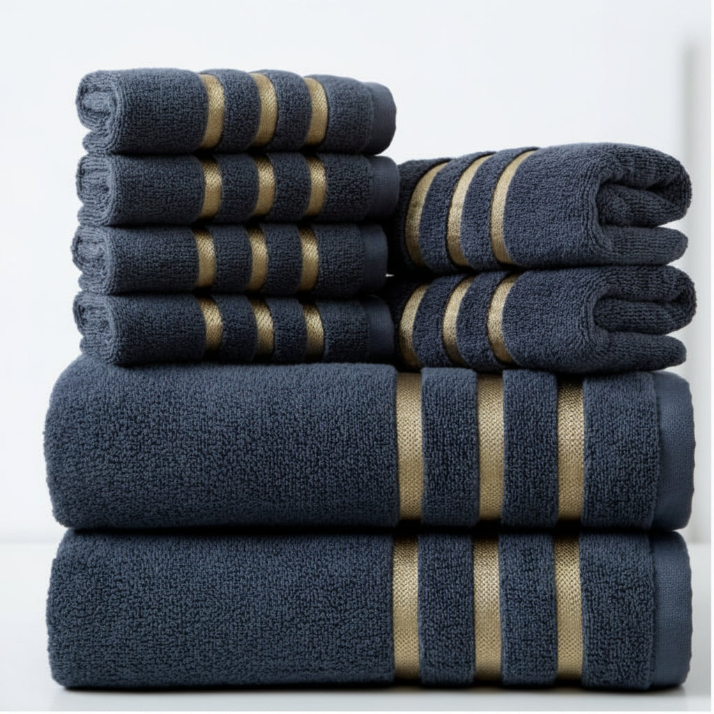 LUXECLOUD – Hotel-Quality 400 GSM Cotton Towel Set for Everyday Comfort